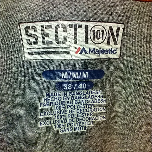 Majestic Section 101 University of Texas Longhorns Tee Shirt Men's sz Medium. - Picture 4 of 5